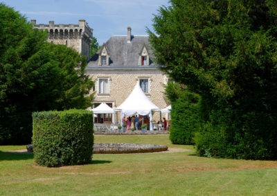 Chateau south west France summer celebration