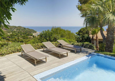 luxury villa Cote d'Azur pool