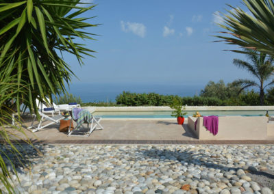 Luxury villa in Sicily poolside 2