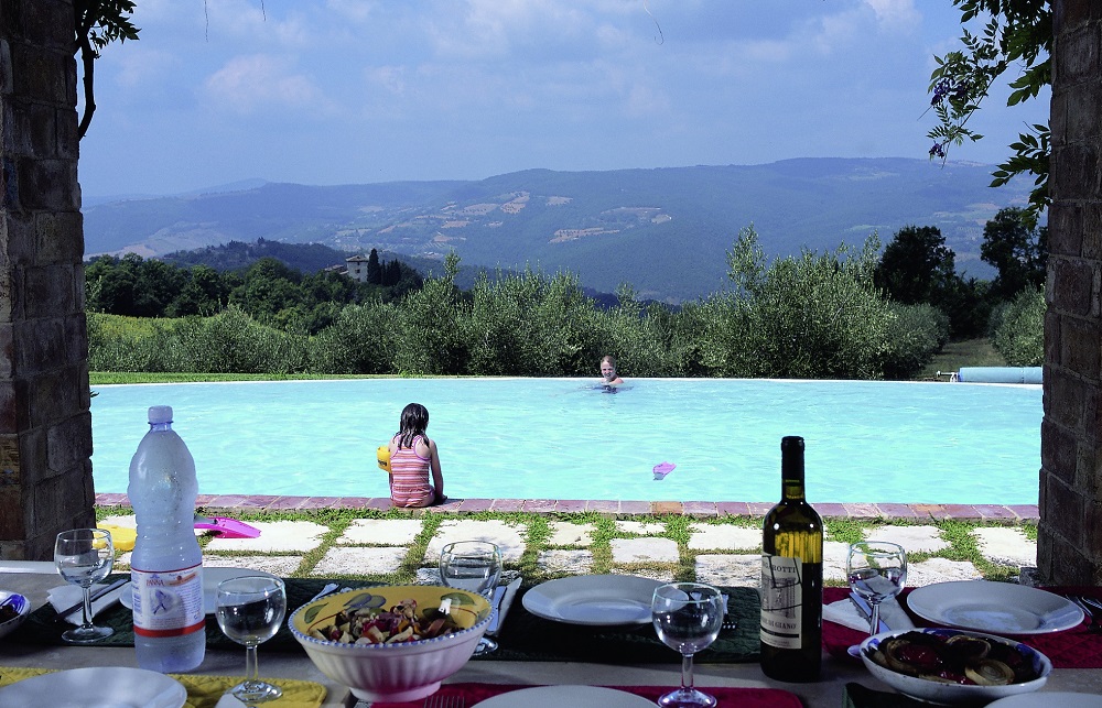How to increase your bookings Villa in Umbria pool lovely view